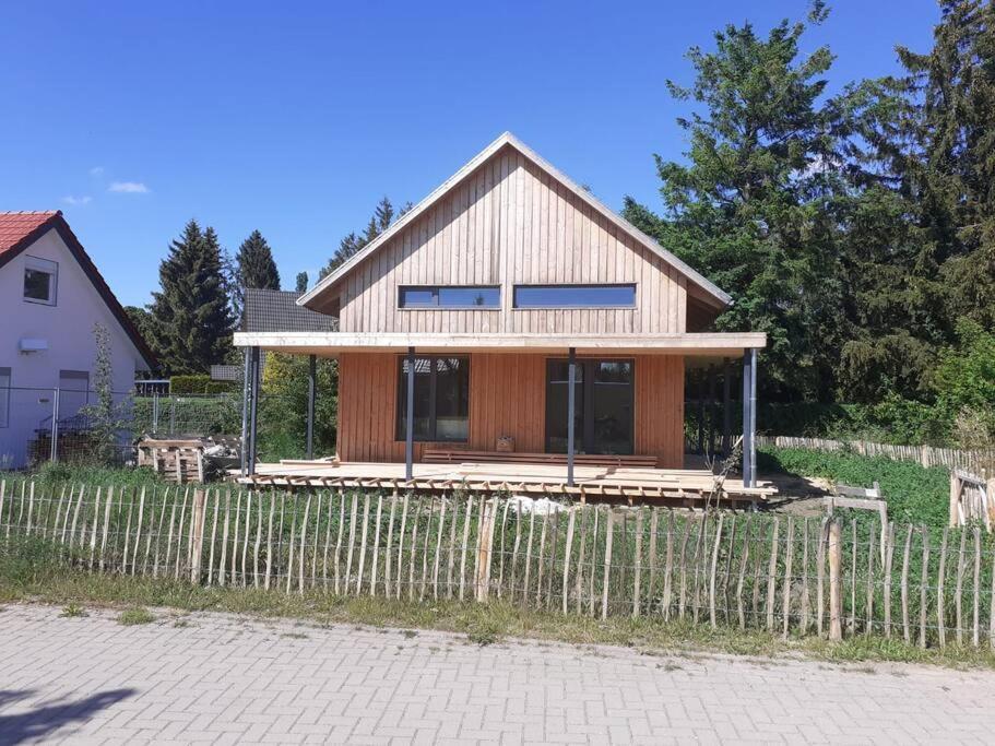 Gemuetliches Holzhaus Am See Warin Eksteriør billede