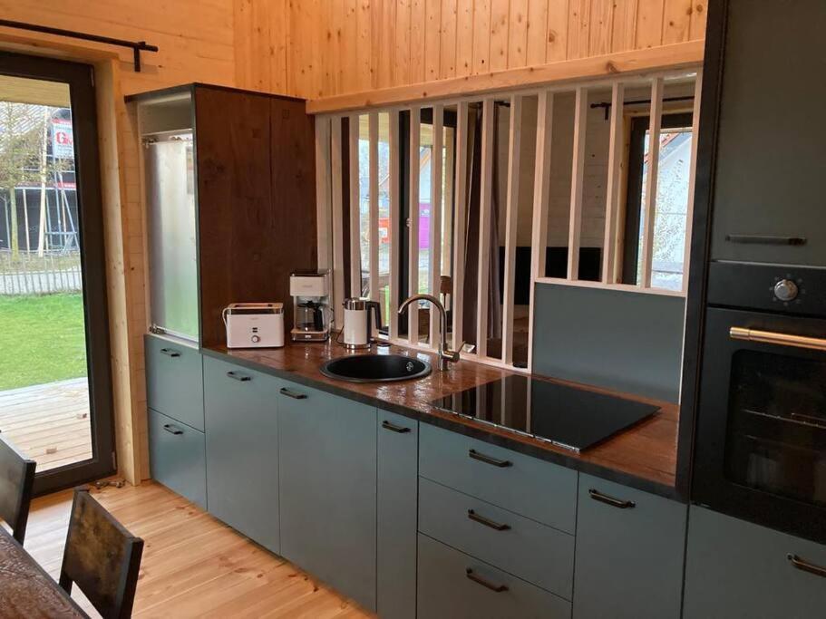 Gemuetliches Holzhaus Am See Warin Eksteriør billede
